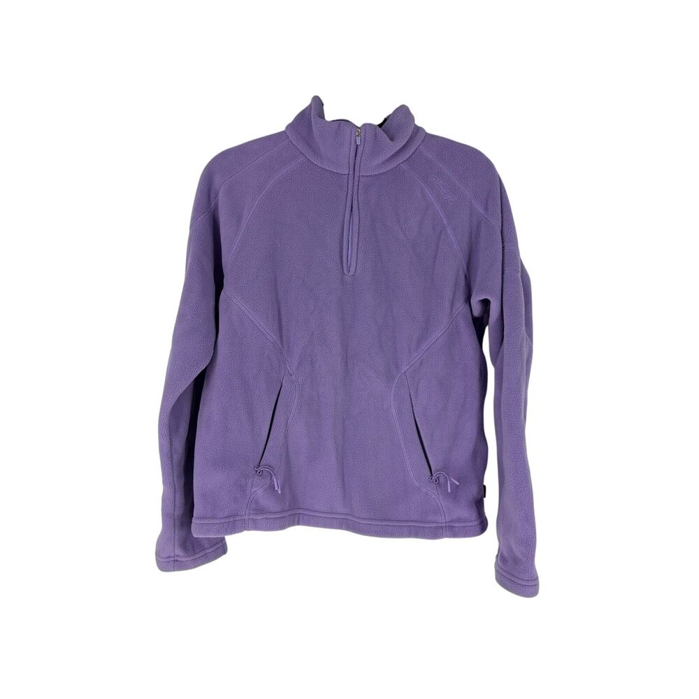 Purple Halfdays fleece quarter zip Sweatshirt women's M